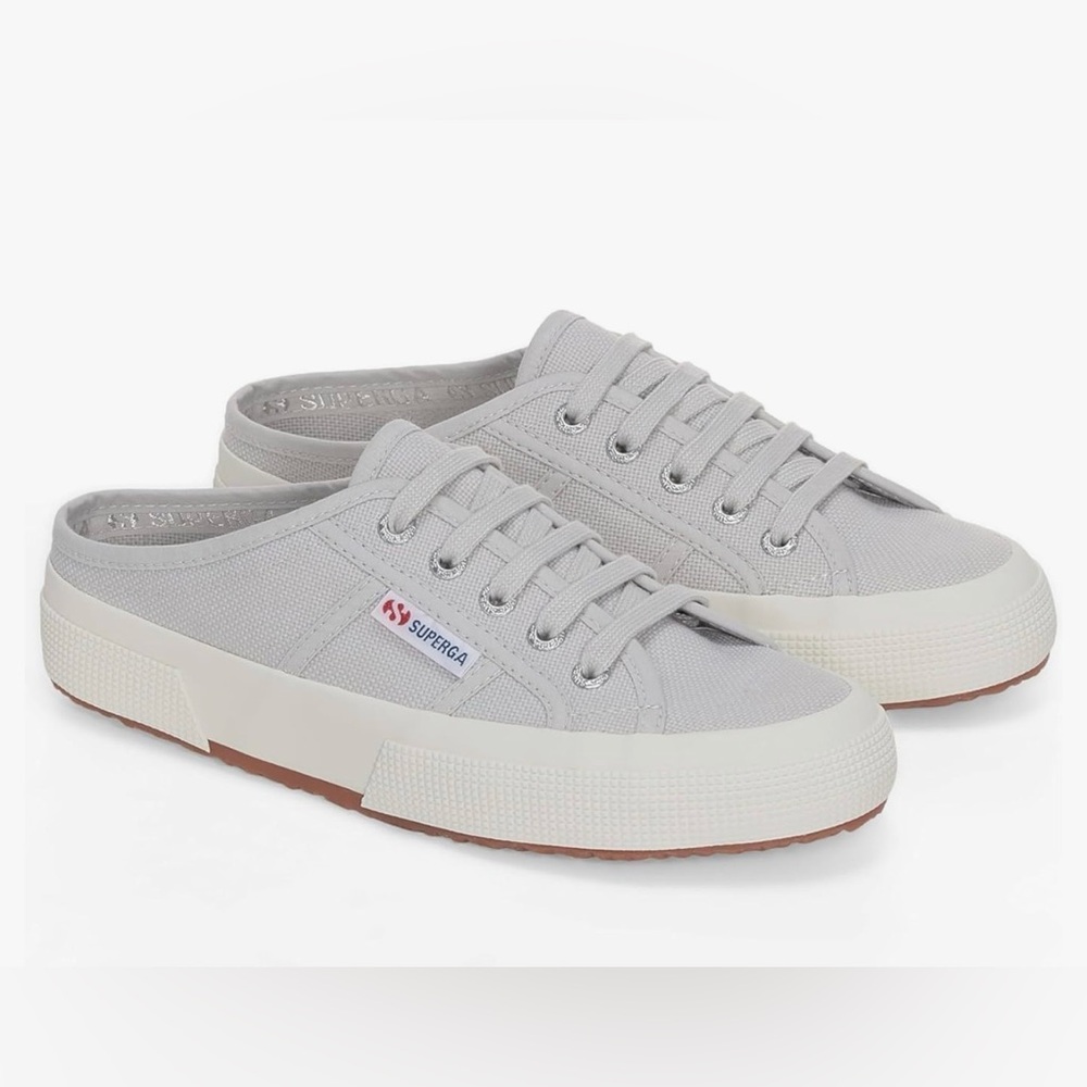 Superga Gray Slip-On Sneakers